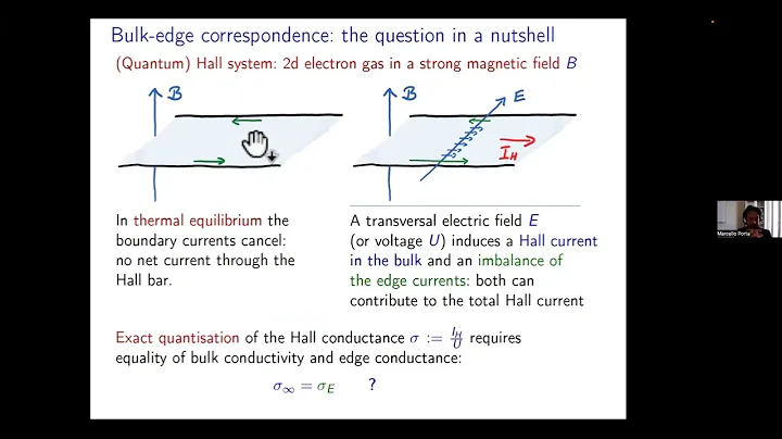 Stefan Teufel: A slightly different look at the bulk-edge correspondence in quantum Hall systems