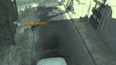 MW3 Epic 360 Throwing Knife Across the Map @ Bakaara