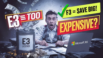 STOP Overpaying for M365! E3 vs. F3 – What You NEED to Know