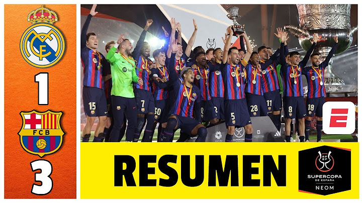BARCELONA, CAMPEÓN tras GOLEAR y BAILAR 3-1 al REAL MADRID en el CLÁSICO | Supercopa de España