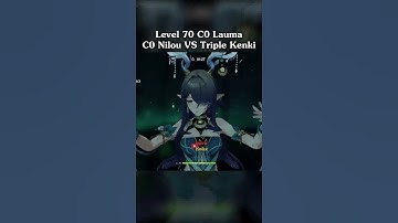 Level 70 C0 Lauma C0 Nilou Lunar Bloom Destroy Triple Kenki