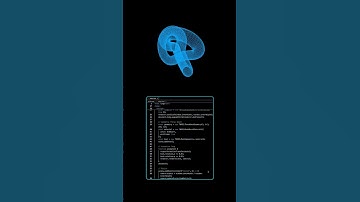 🌐 3D Wireframe Torus Knot Animation | Futuristic Geometry ✨ #shorts #coding
