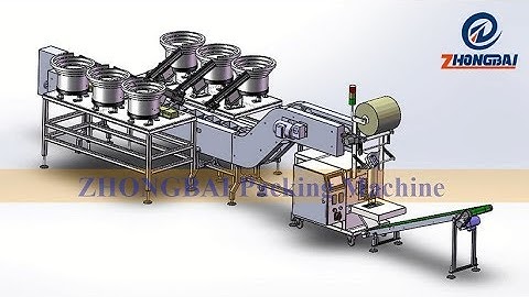 Hardware kit packing machine with counting system