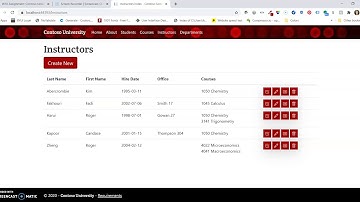 Contoso University Tutorial Overview