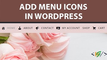 How to Add Icons in WordPress Menu | WP Menu Icons