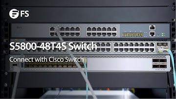 How to Connect S5800-48T4S Enterprise Switch with Cisco Switch | FS