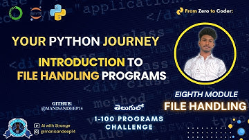 Intro to File Handling + Module Organization | Your Python Journey – 100 Python Programs #python 