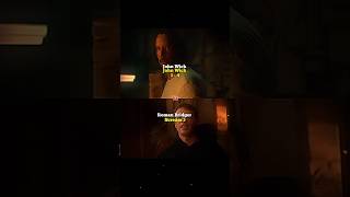 John Wick Vs Roman Bridger #johnwick #scream #movieedits #shorts #edit