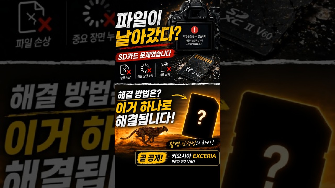 키오시아 EXCERIA PRO G2 제작 영상 미리보기