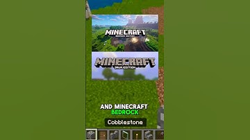 WAAROM heet Minecraft Bedrock en Java Edition?