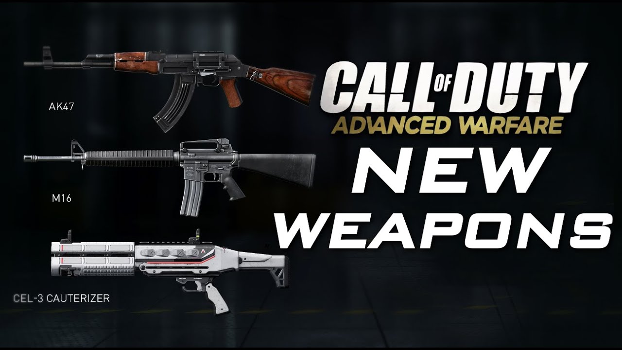 AK47, M16, CEL3 DLC COMING TO ADVANCED WARFARE! (NEW DLC MULTIPLAYER GUNS)