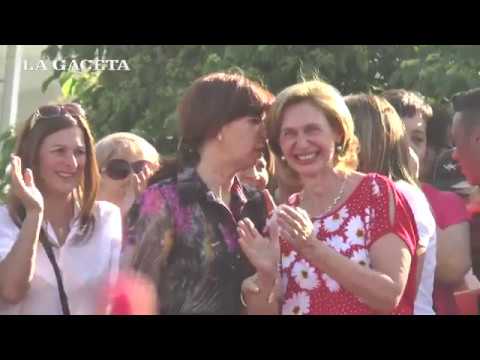 La ex presidenta cerró el