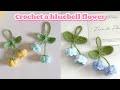Easy DIY Crochet Bluebell Flower Keychain Anyone Can Make