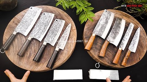 Báo giá ngày 19/06 2 bộ dao XỊN XÒ - Hàng Chuẩn Của HTX Dao Phúc Sen #dao_phúc_sen