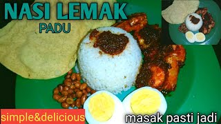 Resepi Nasi Lemak Udang Sambal Yang Mudah Dan Sedap Versi Nad Zam/Jom Masak