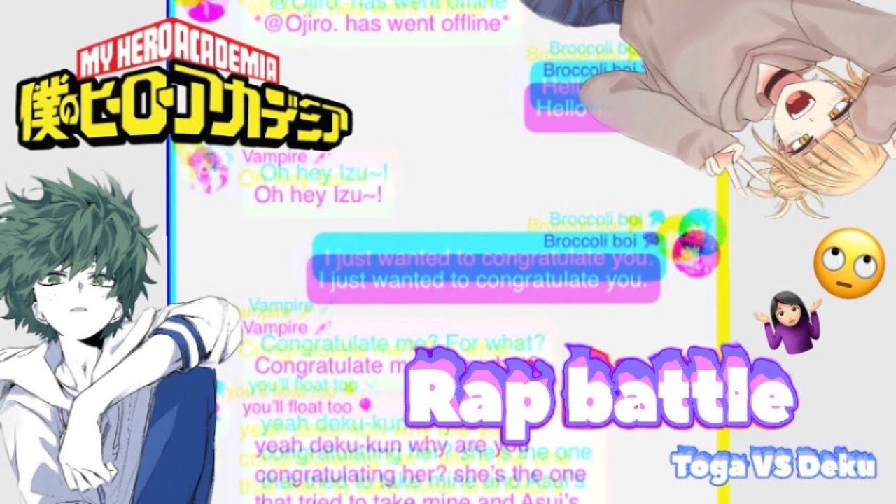Mha Lyric Prank’ “Natsuki vs Yuri Rap Battle” ||Toga VS Deku||