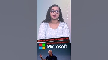 Google accuses Microsoft of anti-competitive cloud practices #shortsvideo