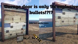 Garage Doors Are 9 explosive bullets.