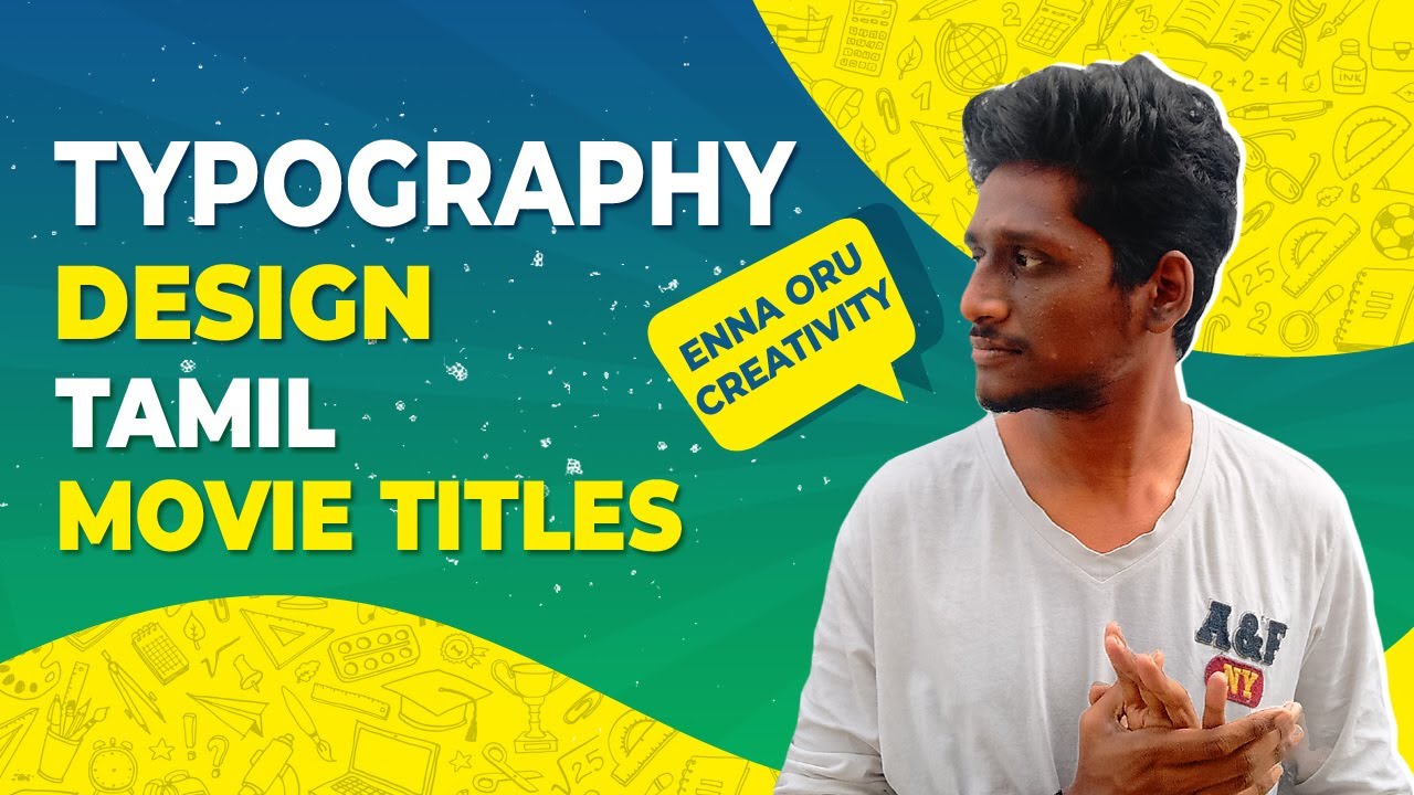 Best Typography Design in Tamil Movie Titles || Typography Design || Eshan Studio
