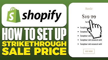 How To Set Up Strikethrough Sale Price On Shopify (2025)