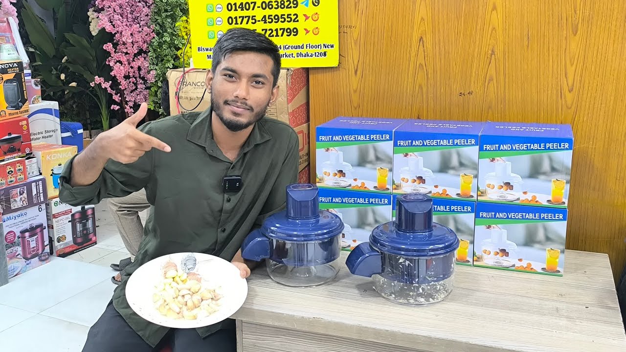 Fruit and vegetable peeler 