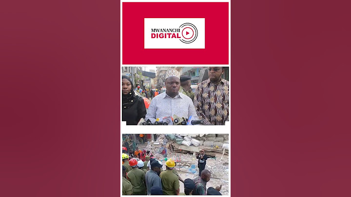 RC CHALAMILA: TUMEFANIKIWA KUOKOA WATU WENGINE 7 AJALI YA GHOROFA LILILOPOROMOKA KARIAKOO