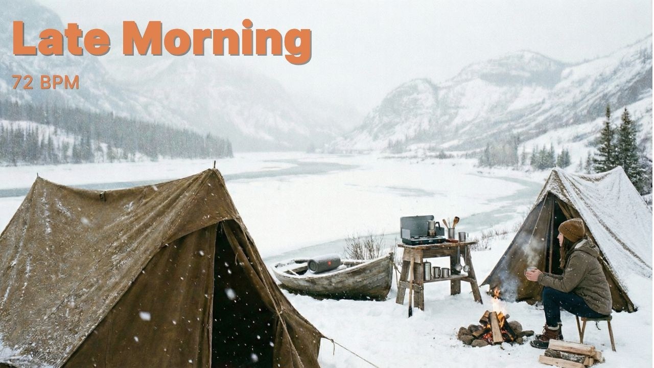 Late Morning | 72 BPM Lo-fi Café BGM (1 Hour)