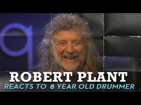 Robert Plant reacts to 8-year-old girl playing Led Zeppelin on drums