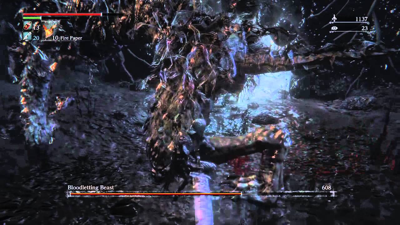 Bloodborne - jeff_dorta vs Bloodletting Beast (Headless)