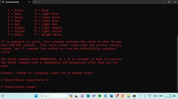How To Change Font Color In CMD | Using Color Attr@SITANDCODE #commandprompt #cmd #cmdtricks #trick