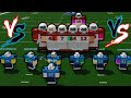 GIANT PLAYERS VS TINY PLAYERS! (FOOTBALL FUSION)