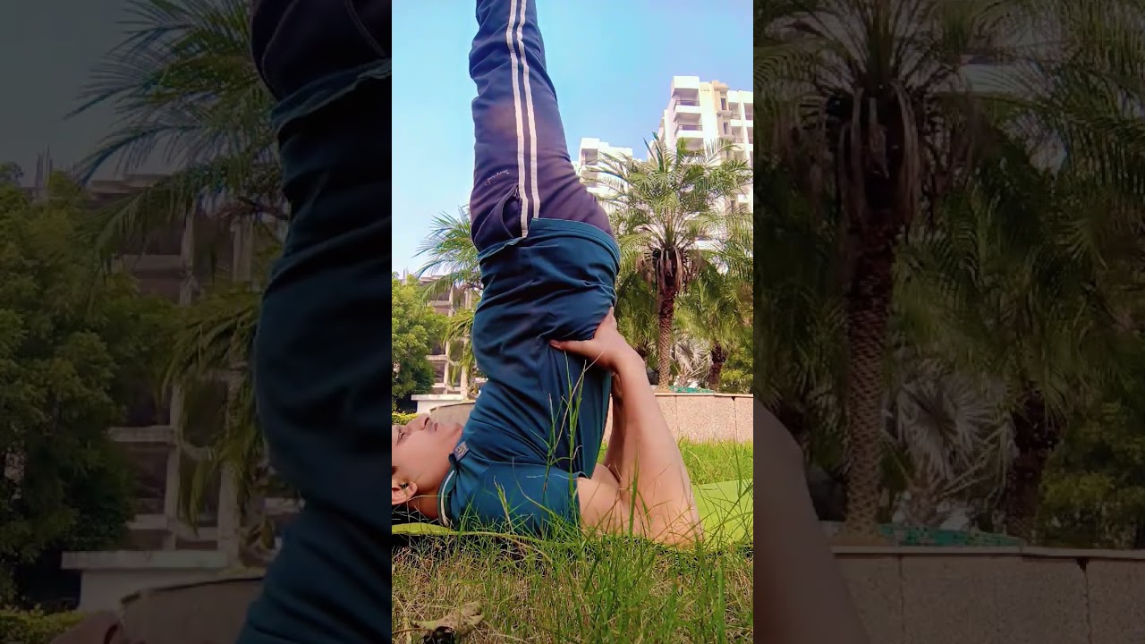 Do sarvaangasana for blood circulation and hair fall 