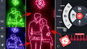 How To Create Glowing Text In Kinemaster l Black Screen Trending Status Kaise Banaye 2022 l Drops