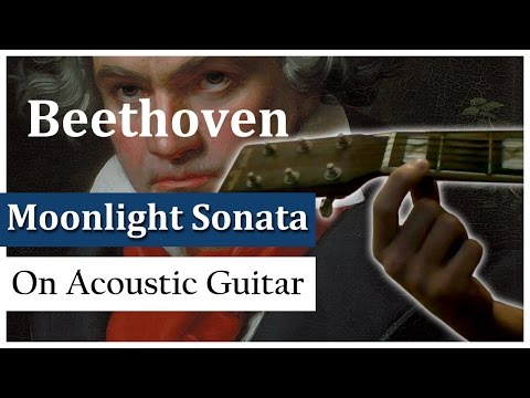 Beethoven Moonlight Sonata One Minute Acoustic Guitar Cover MelsBlogMusic 