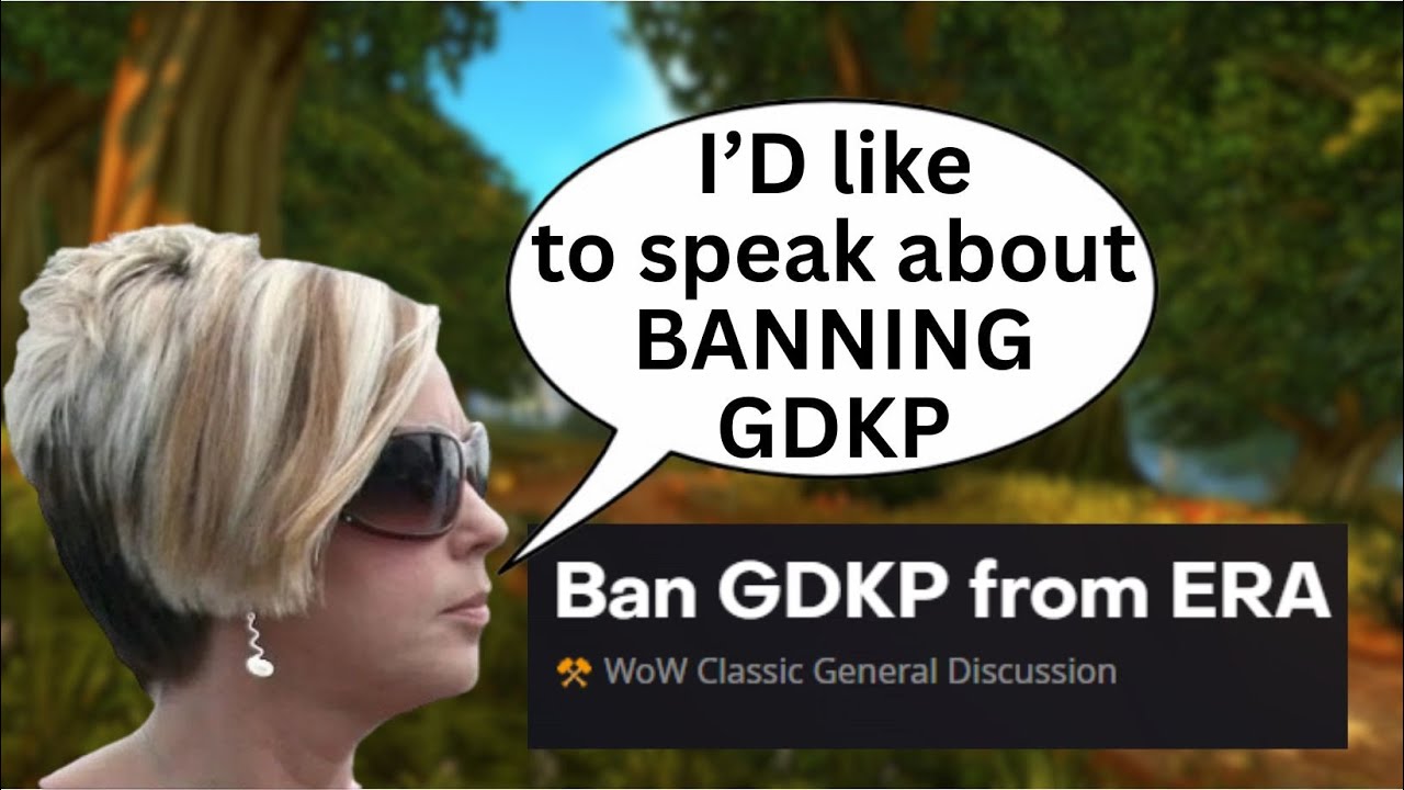 Игроки, празднующие годовщину, пытаются отменить GDKP на ERA. (УДАЧИ!)