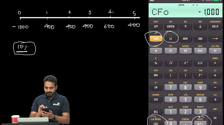 Frequency Function within CF function: Texas Instruments BA II Plus Tutorial for CFA and FRM