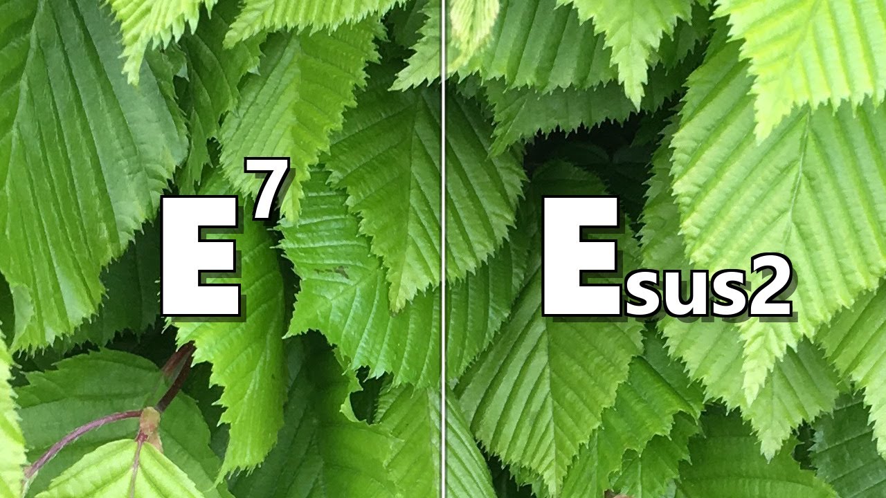E7 to Esus2 Backing Track