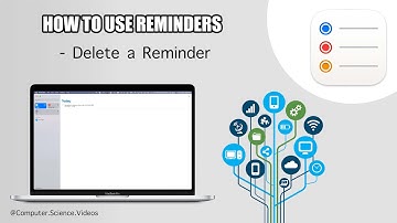 How to DELETE a Reminder On the Reminders Application Using a Mac - Basic Tutorial | New