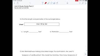 Unit 6 Study Guide Part 2