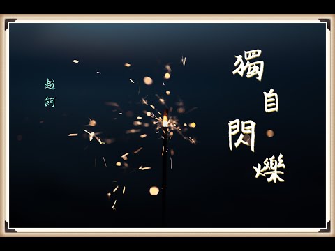 【原創】趙鈳 - 獨自閃爍『用回憶沖淡因果，時間掩飾哭過』♫ 動態歌詞
