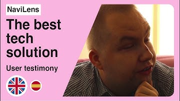 Low vision User Testimony: NaviLens as the best tech solution (real testimony)