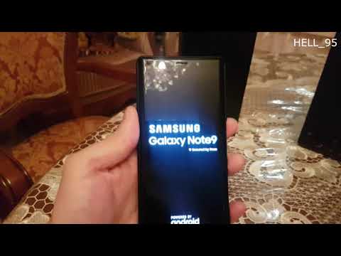 Сбрось настроек на Samsung Galaxy Note 9 hard reset 2019г