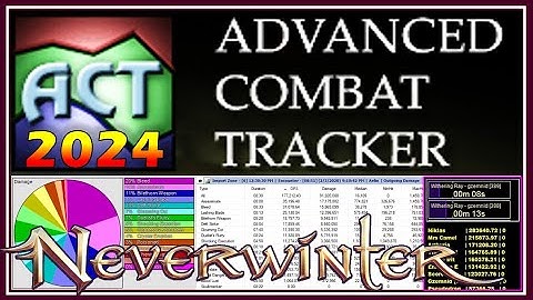 How to Setup Advanced Combat Tracker w/ Spell Timers & Mini Parser for Neverwinter 2024 - ACT