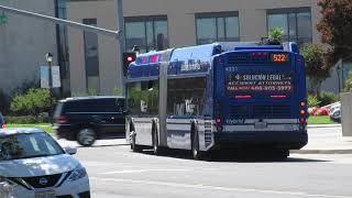 Valley Transportation Authority 2014 New Flyer Xde60 On Route 522