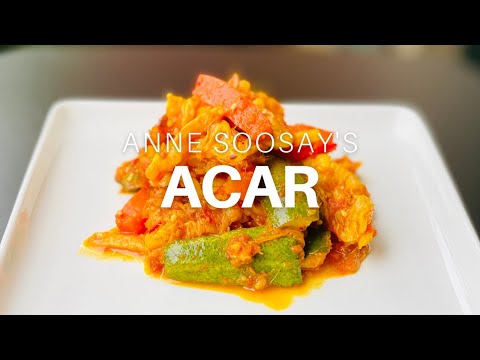 아차르(Acar) 만들기 - 매콤 새콤한 최고의 에피타이저