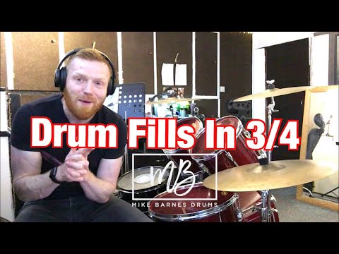 How To Play Drum fills in 3/4!