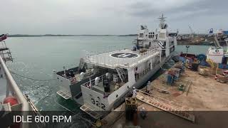 Dock Trial Prepared OPV 80 M Indonesian Coast Guard 4k
