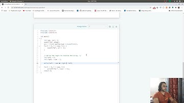 C Live Coding : HackerRank Solution for Reverse Array