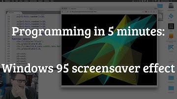 Programming in 5 minutes: remaking “Mystify Your Mind” Windows 95-style screensaver effect