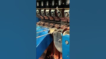 automatic fence welding production line #machine #weldedmeshmachine